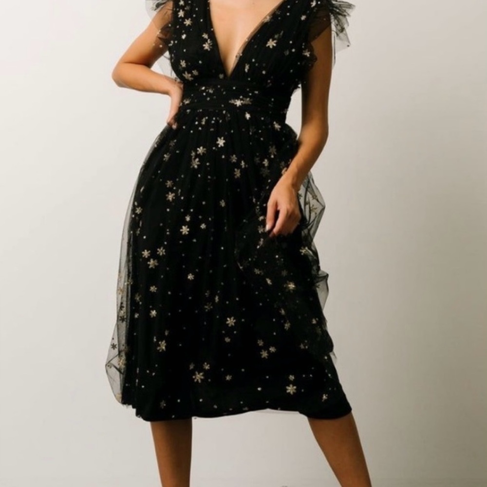 Baltic Born Chiara Shimmer Midi Size Medium New With Tags NWT